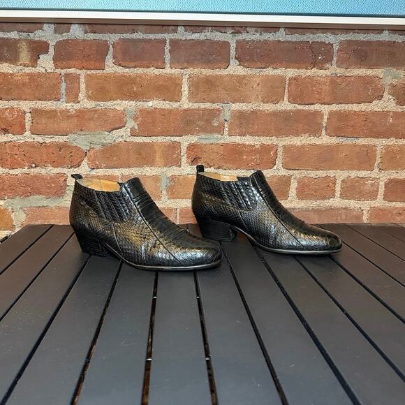 Giorgio Brutini Mens Private Collection Snake Skin Ankle Boots main image 5